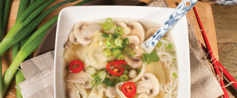 Wonton noodle soup