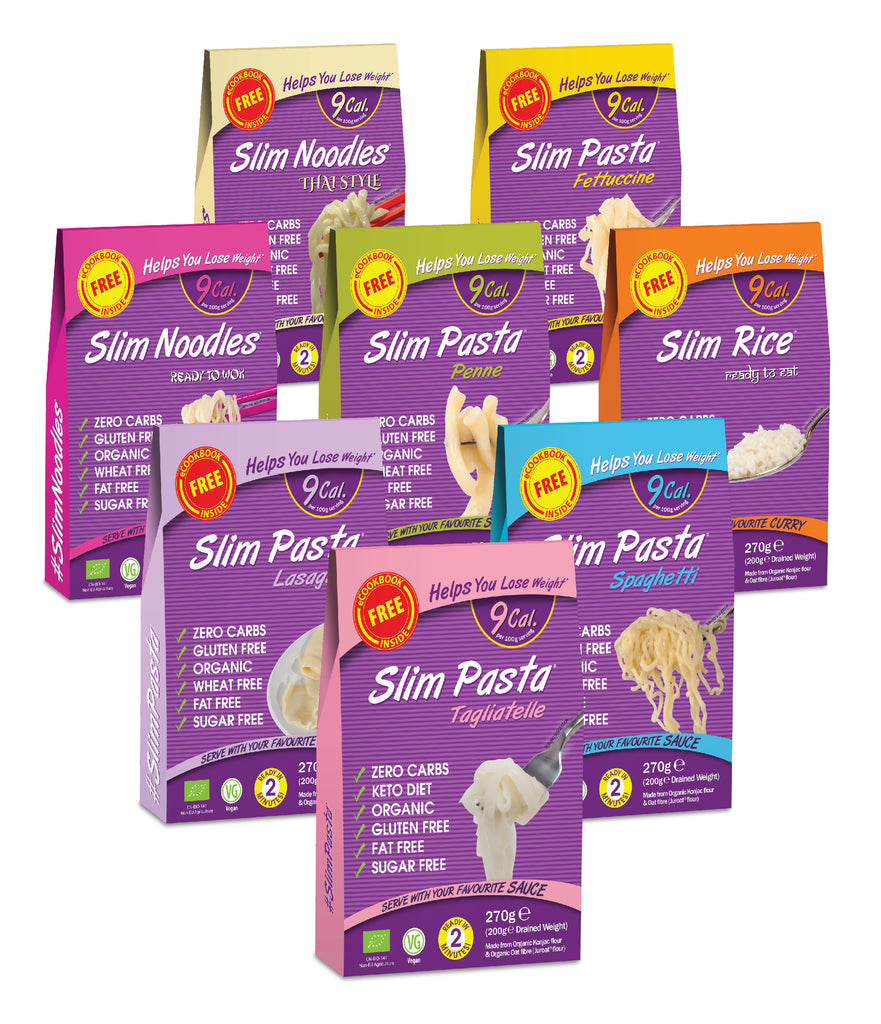 Range of Slim Pasta products