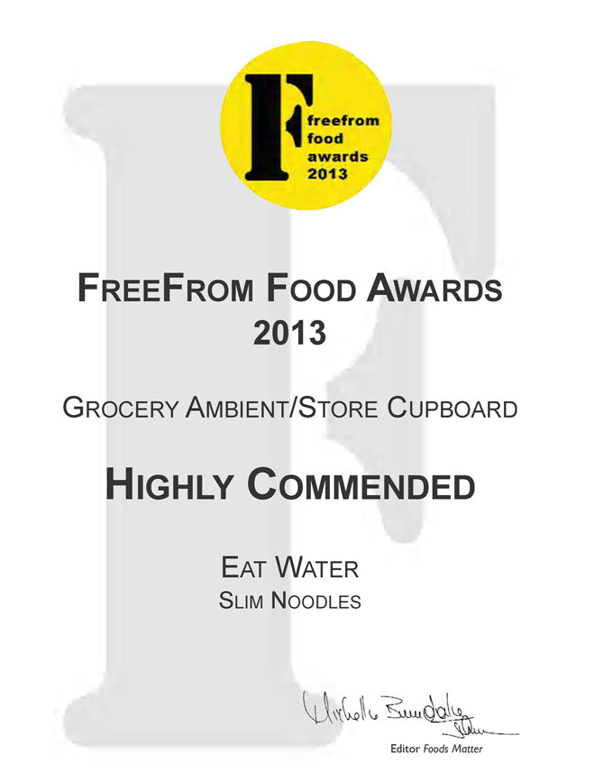 Highly commended by Free From Food for 2013