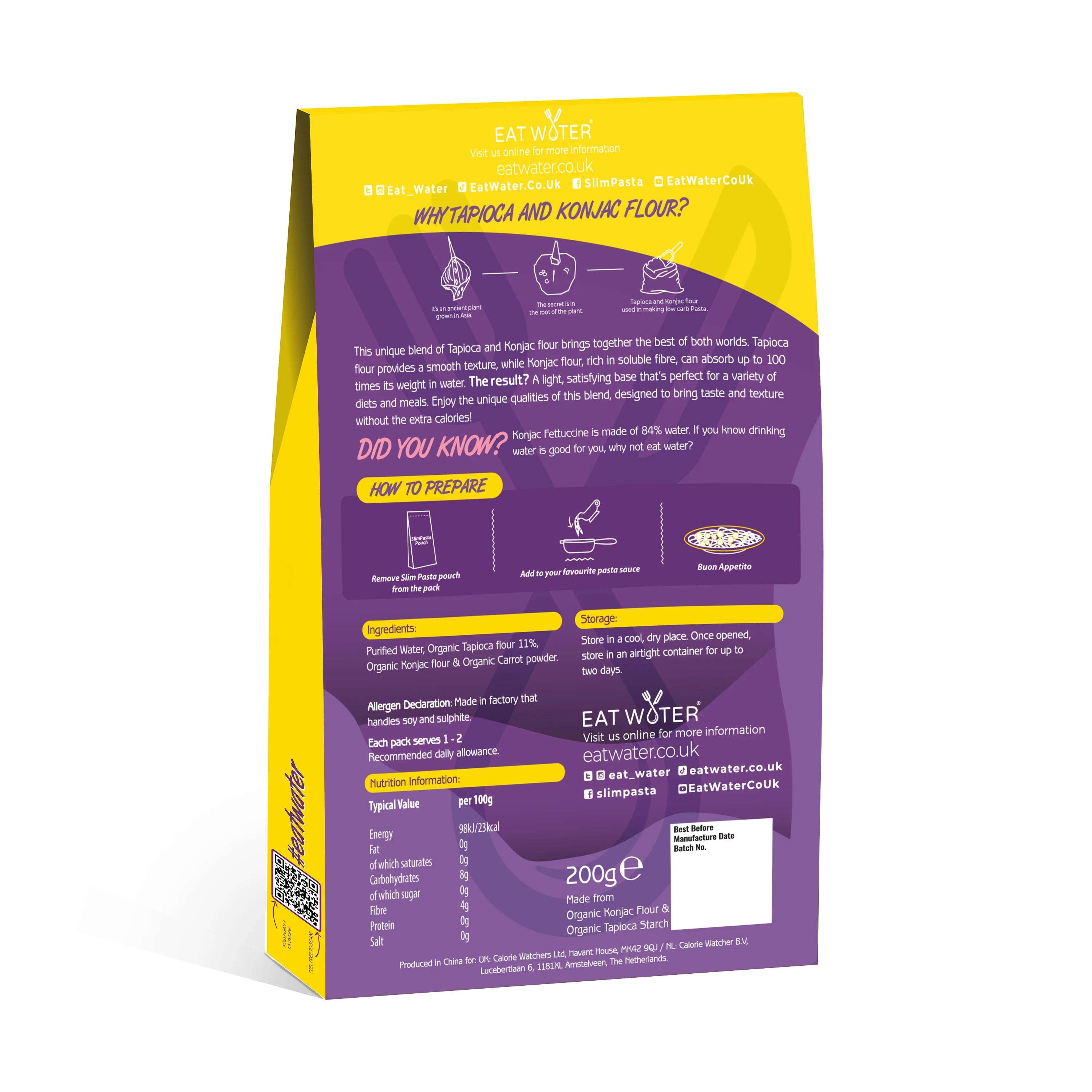 Slim Pasta Fettuccine 270g