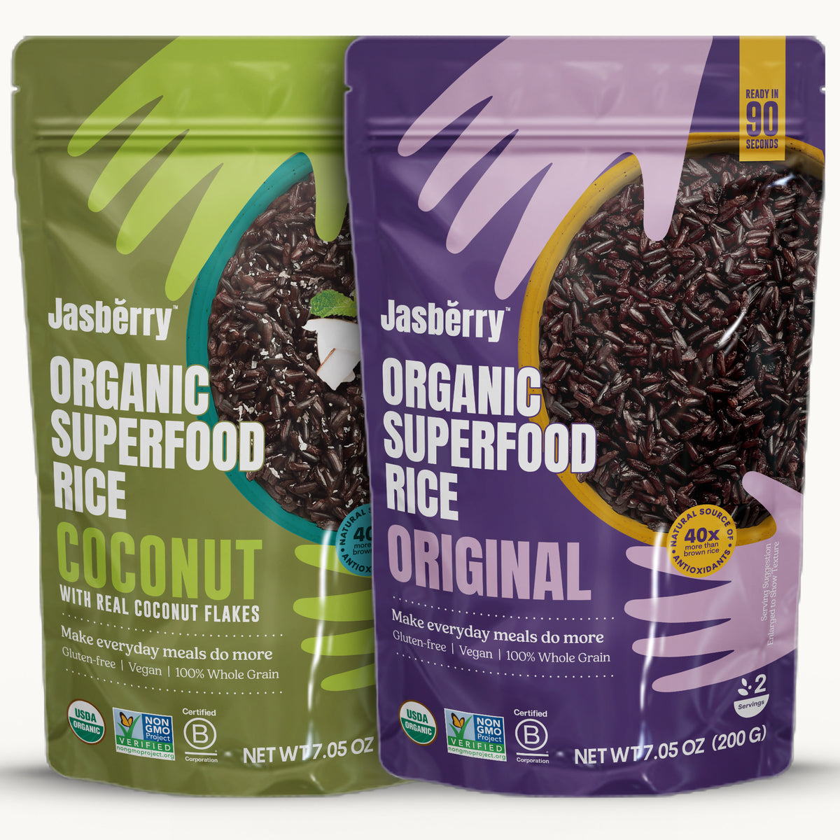 Jasberry Organic Rice 200g | Coconut Flakes | Superfood | Antioxidants ...
