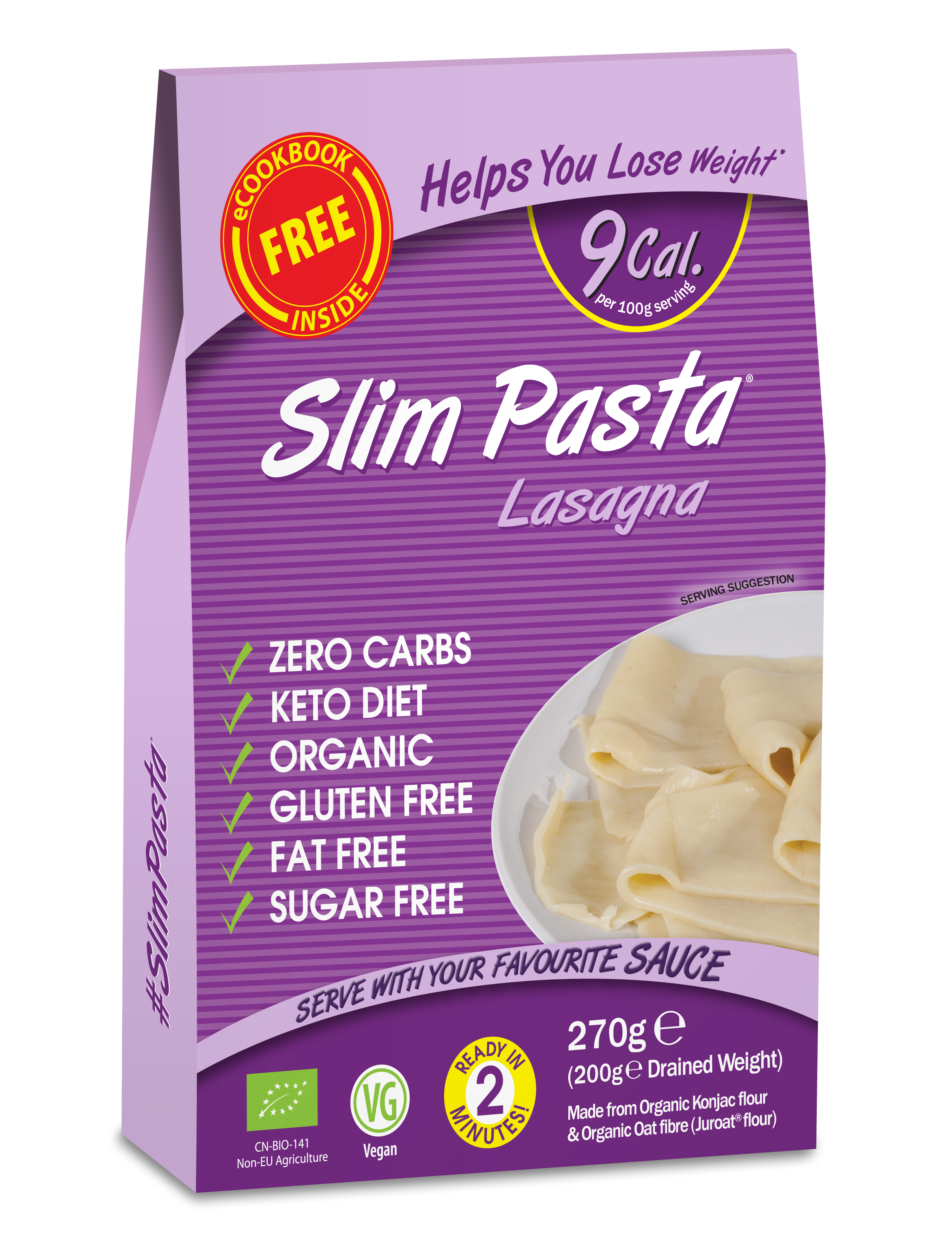 Slim Pasta Lasagne 270g