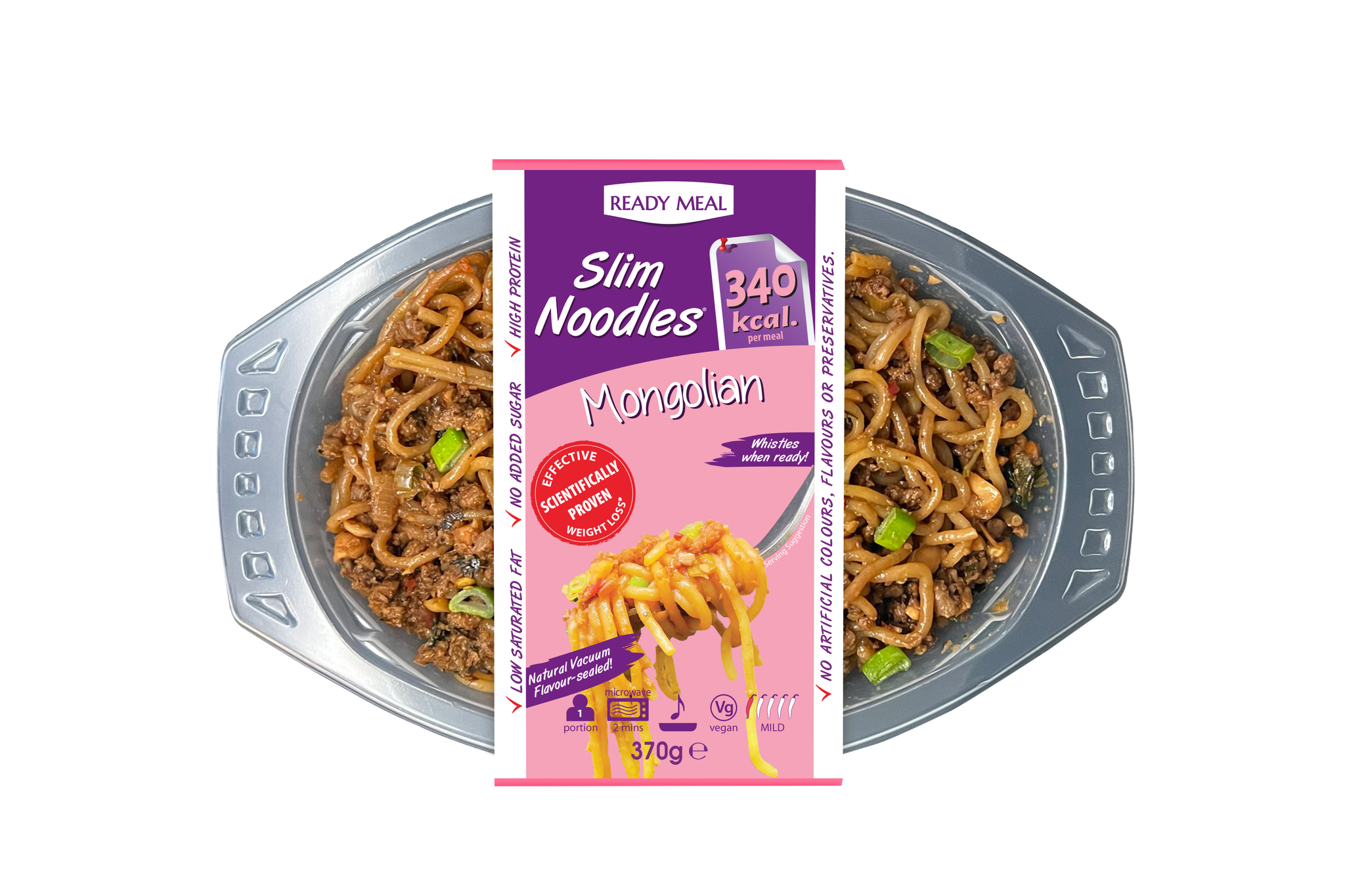 Slim Noodles Mongolian Ready Meal