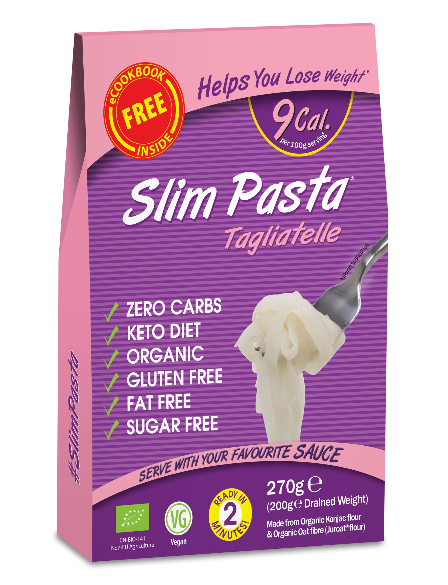 Slim Pasta Tagliatelle Original - Pack of 5